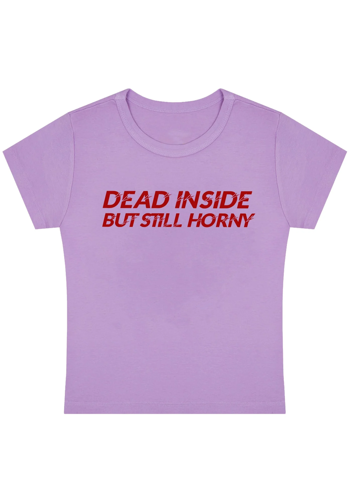 Curvy Dead Inside But Still Thirsty Baby Tee - Image 5