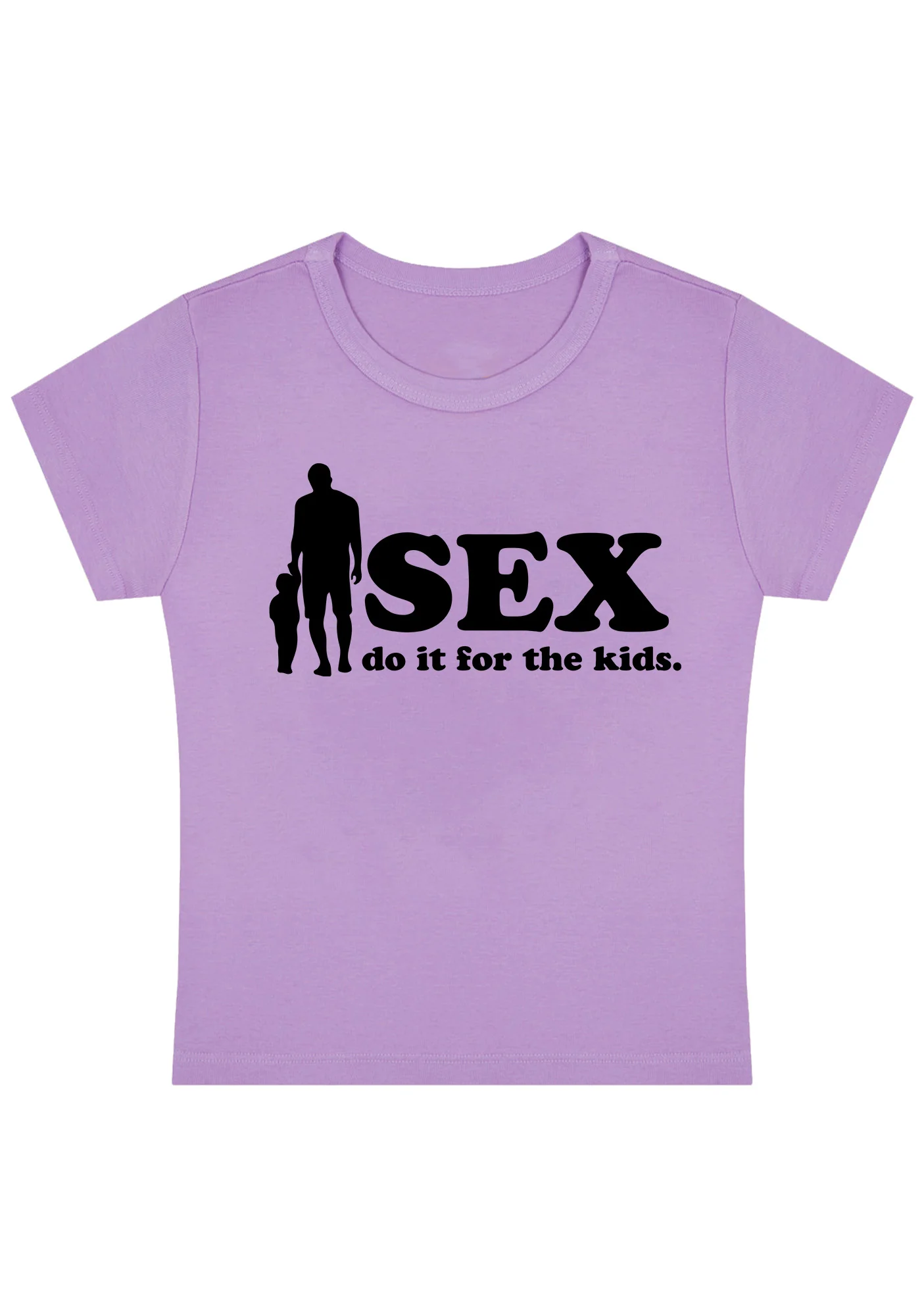 Curvy Do It For The Kids  Baby Tee - Image 2