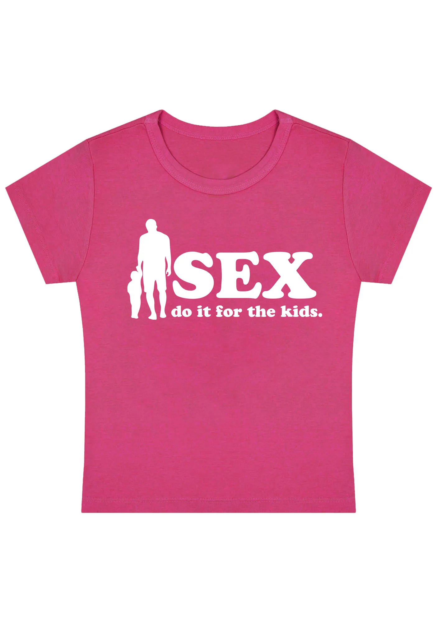 Curvy Do It For The Kids  Baby Tee - Image 3