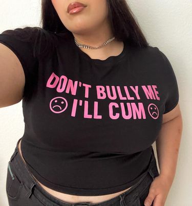 Curvy Don't Bully Me  Baby Tee - Image 2