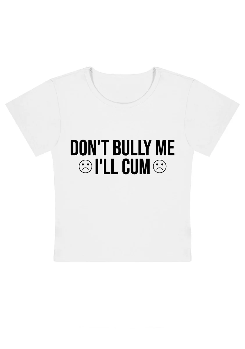 Curvy Don't Bully Me  Baby Tee - Image 3