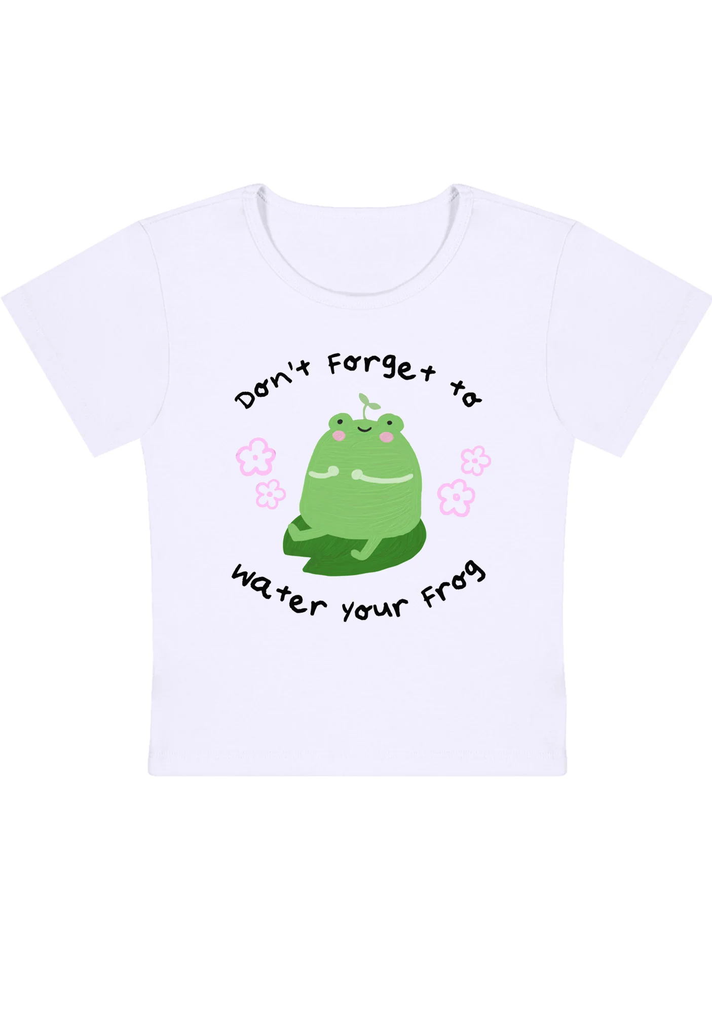 Curvy Don't Forget To Water Your Frog Baby Tee - Image 4