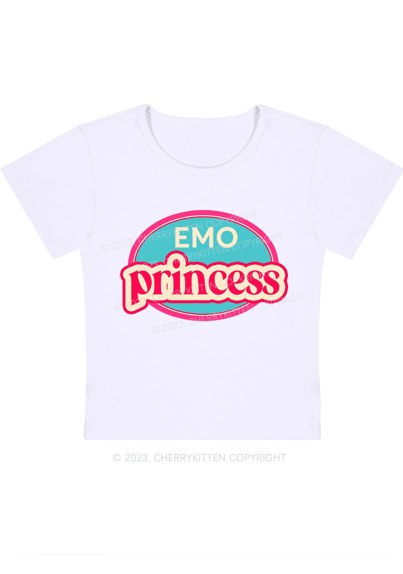 Curvy Emo Princess Baby Tee Cherrykitten - Image 3