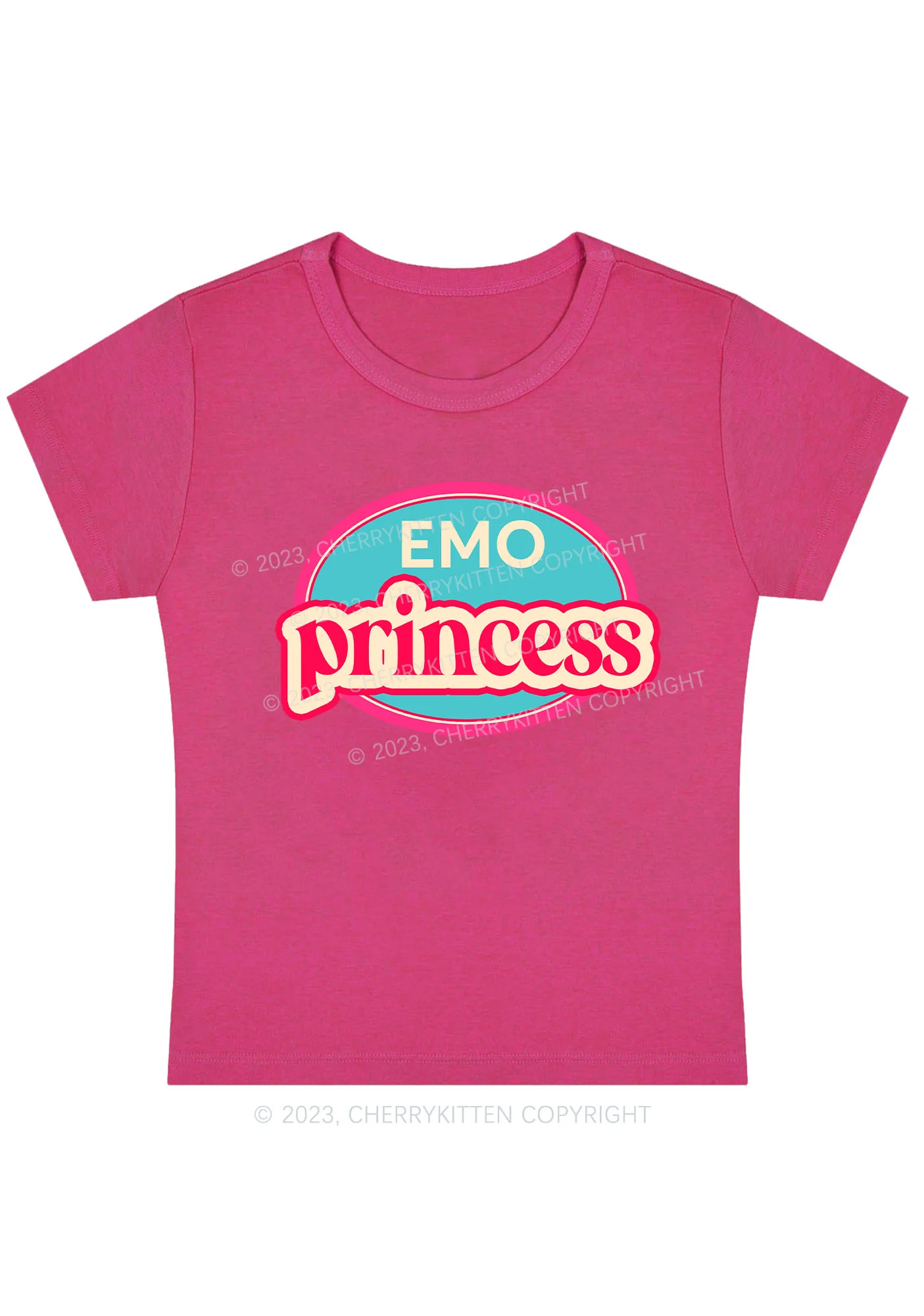 Curvy Emo Princess Baby Tee Cherrykitten - Image 5