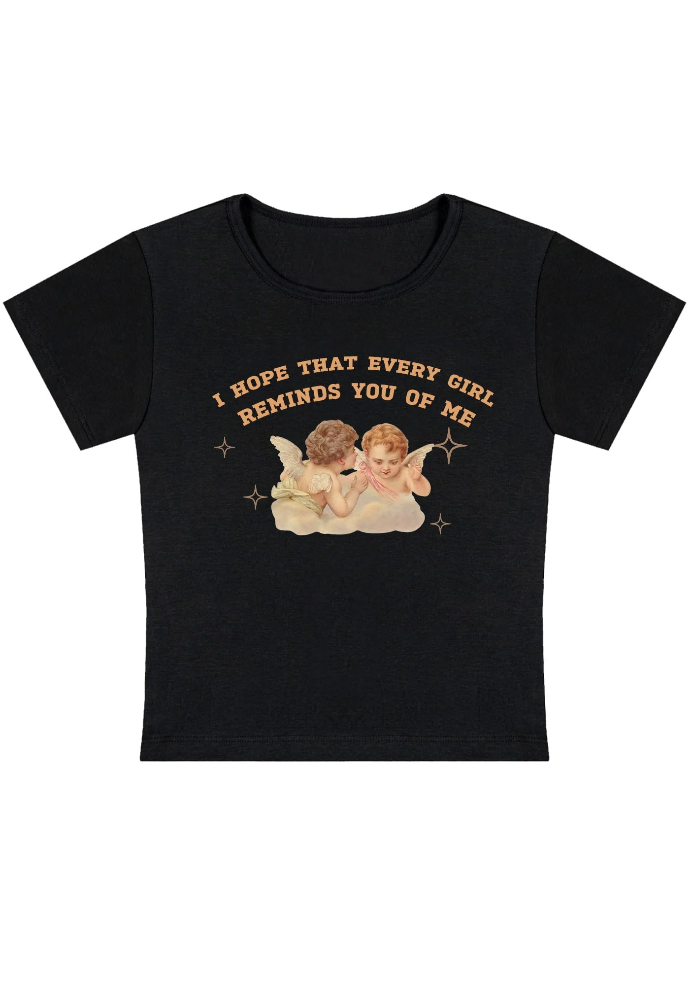 Curvy Every Girl Reminds You of Me Baby Tee - Image 3