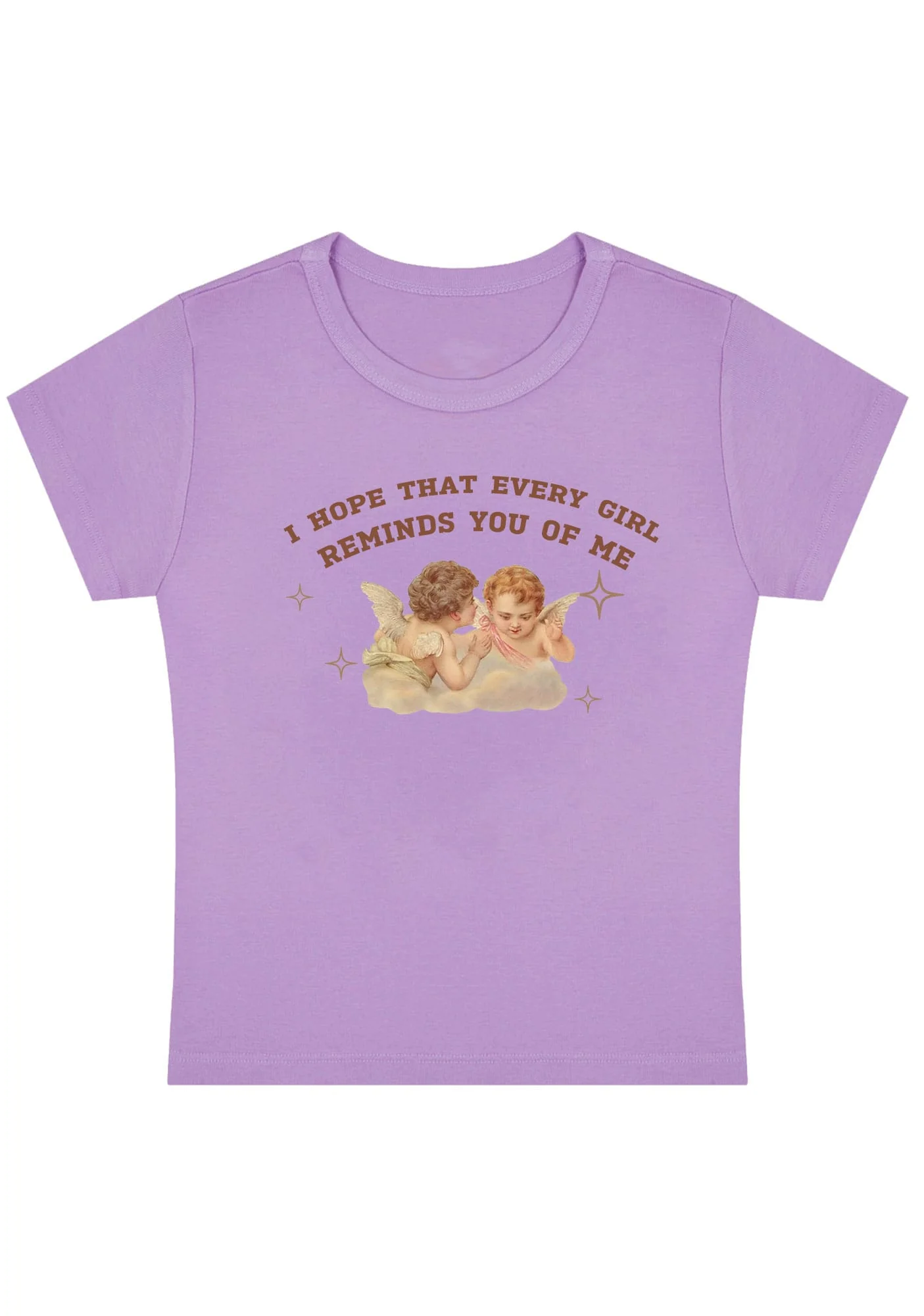 Curvy Every Girl Reminds You of Me Baby Tee - Image 4