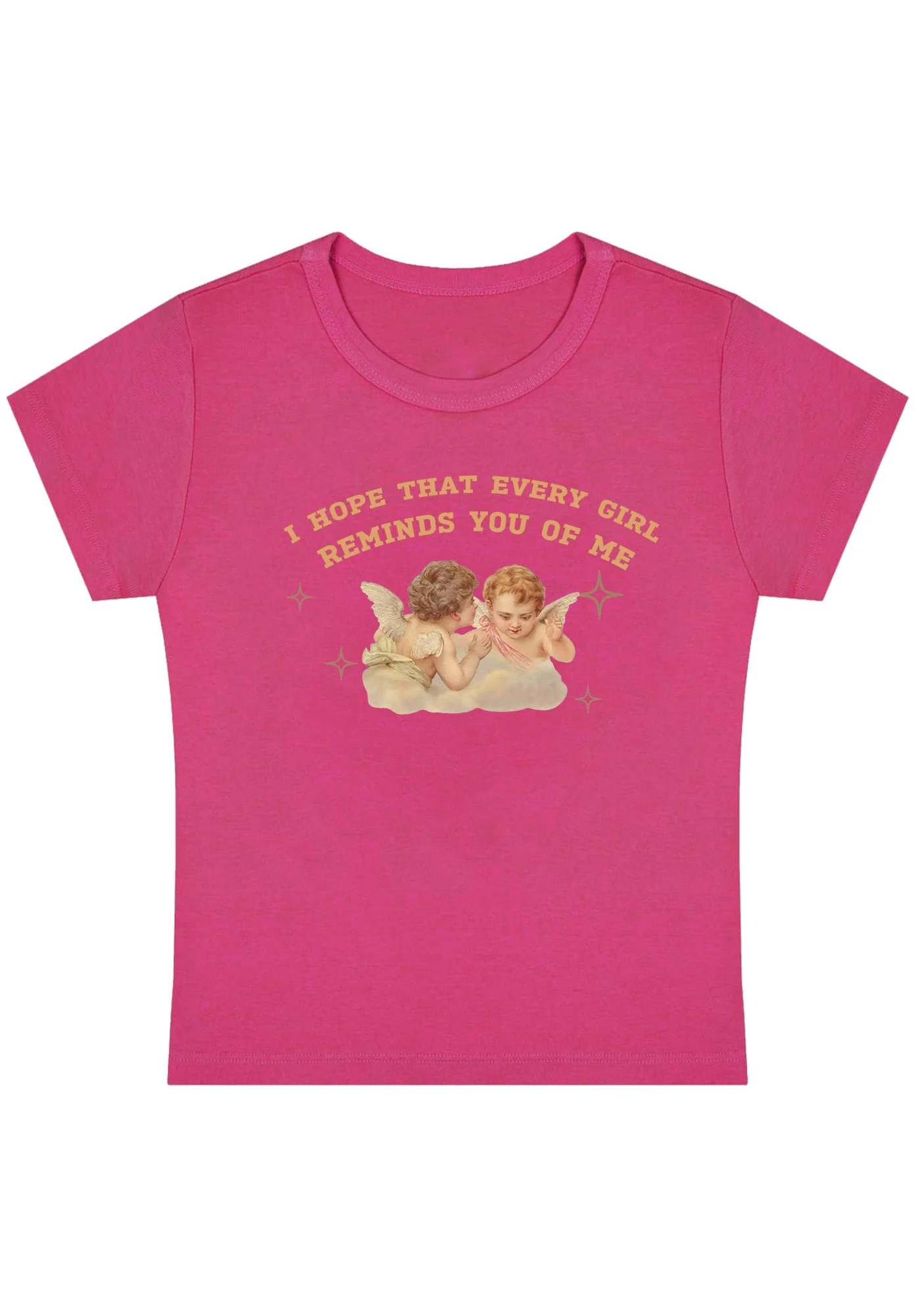 Curvy Every Girl Reminds You of Me Baby Tee - Image 5