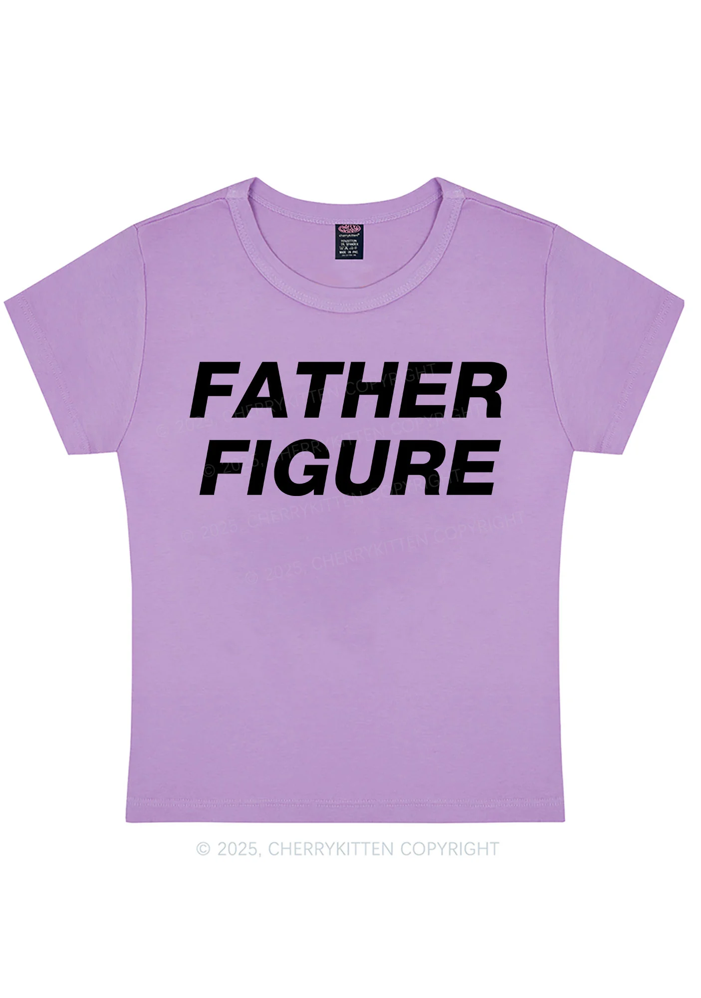 Curvy Father Figure Y2K Baby Tee Cherrykitten - Image 5