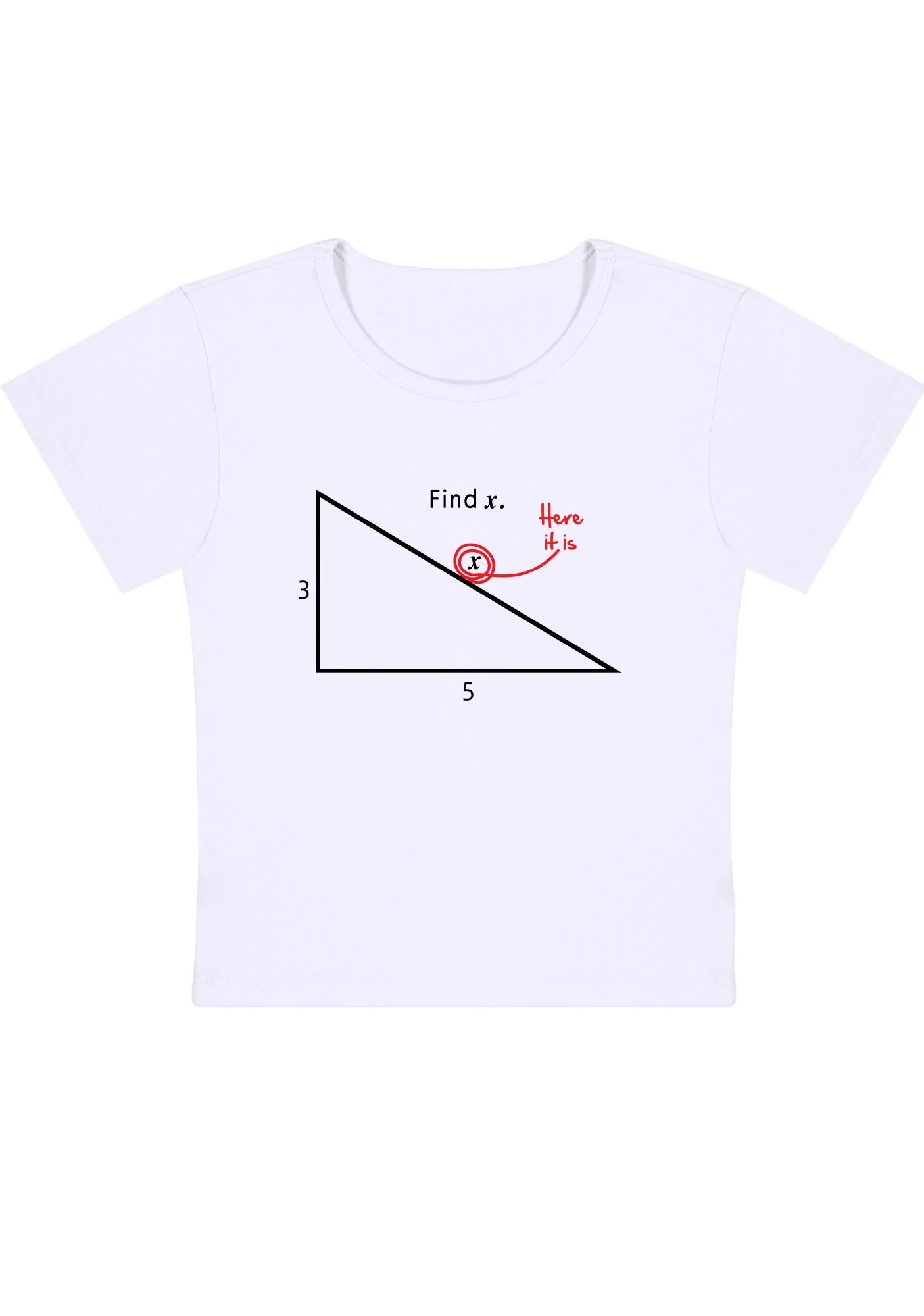 Curvy Find X Here It Is Baby Tee - Image 2