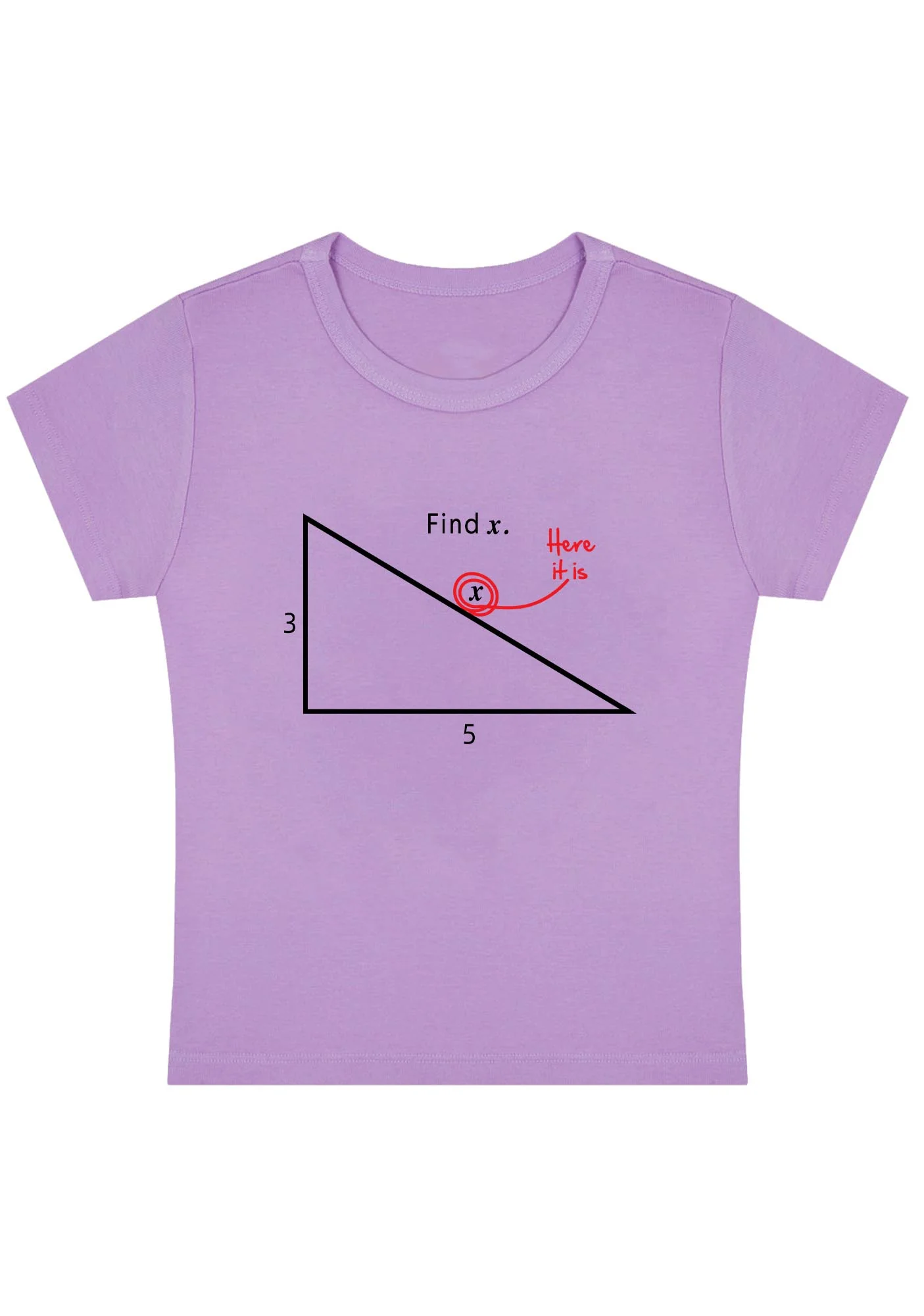 Curvy Find X Here It Is Baby Tee - Image 4