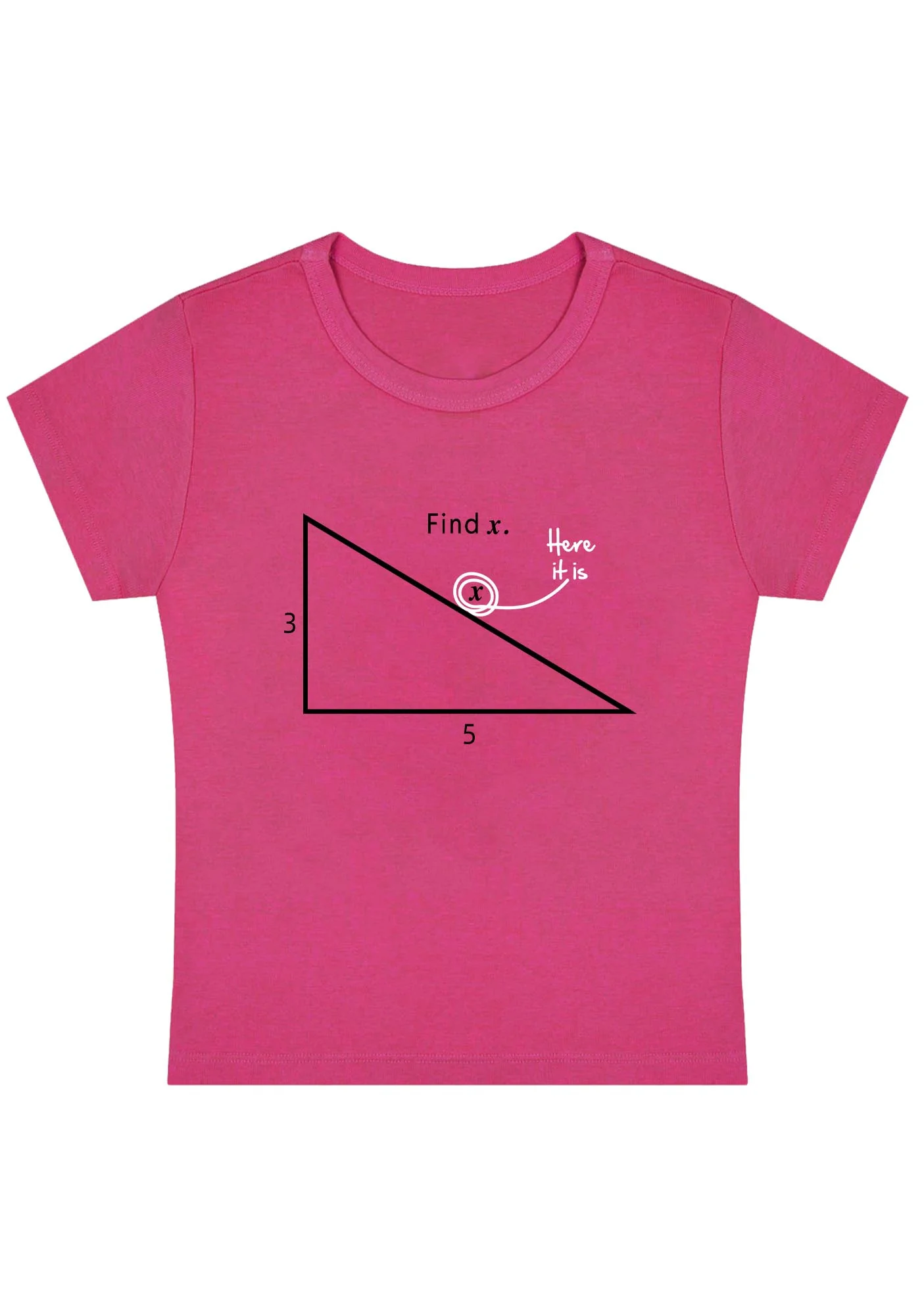 Curvy Find X Here It Is Baby Tee - Image 5