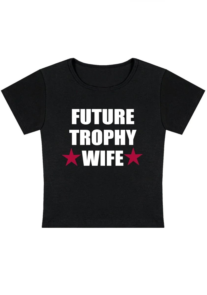 Curvy Future Trophy Wife Baby Tee - Image 2