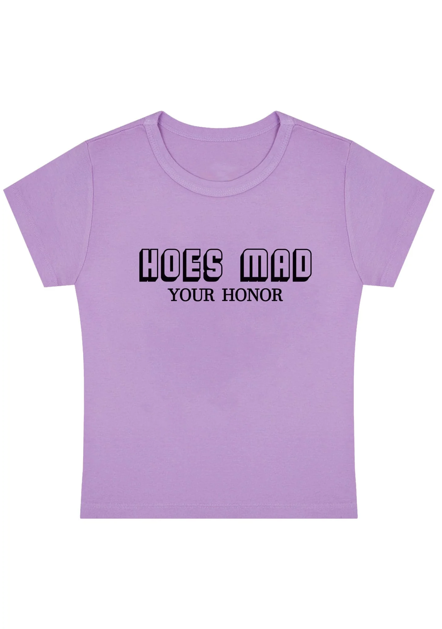 Curvy Hoes Mad Your Honor Baby Tee - Image 4