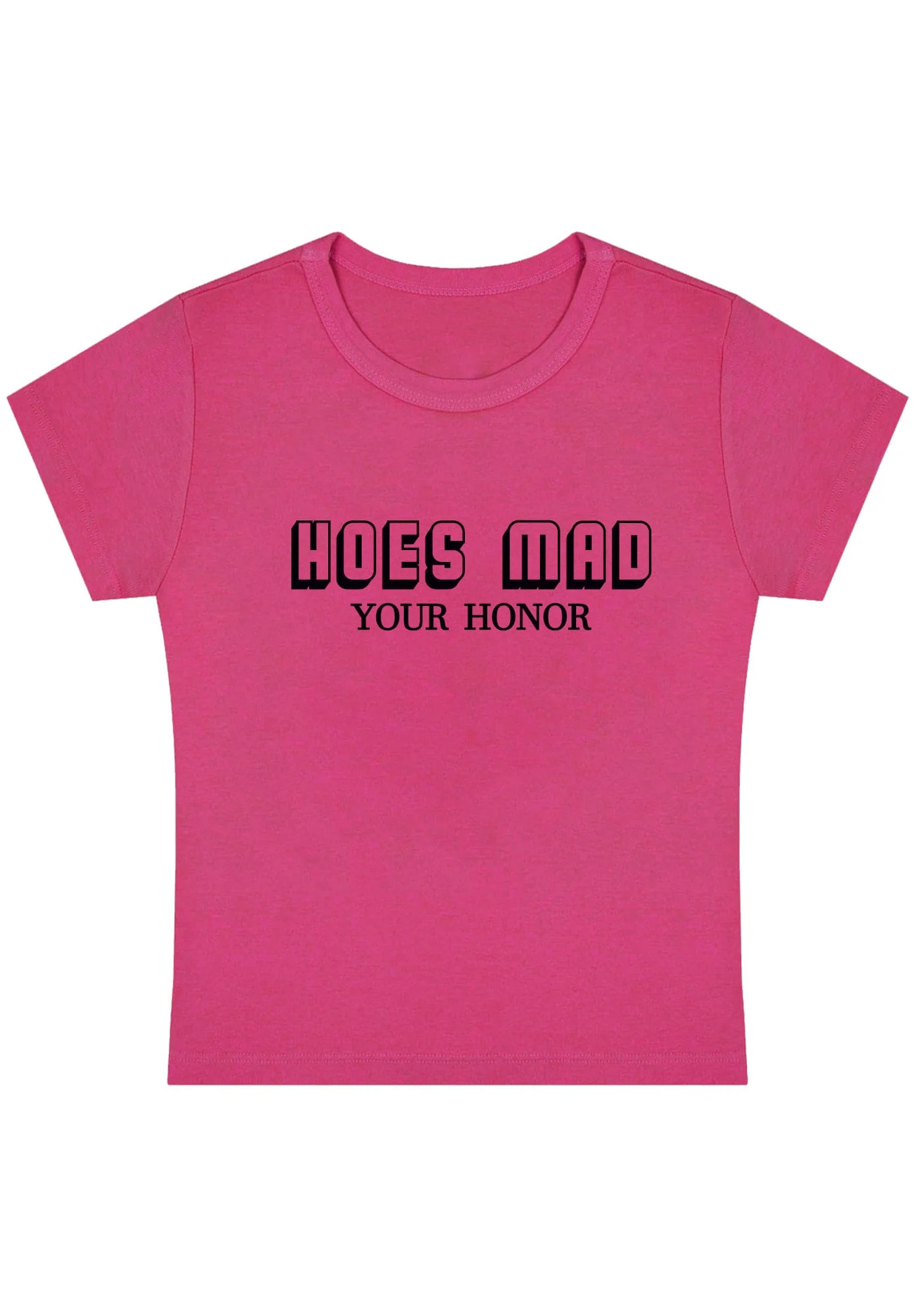 Curvy Hoes Mad Your Honor Baby Tee - Image 5