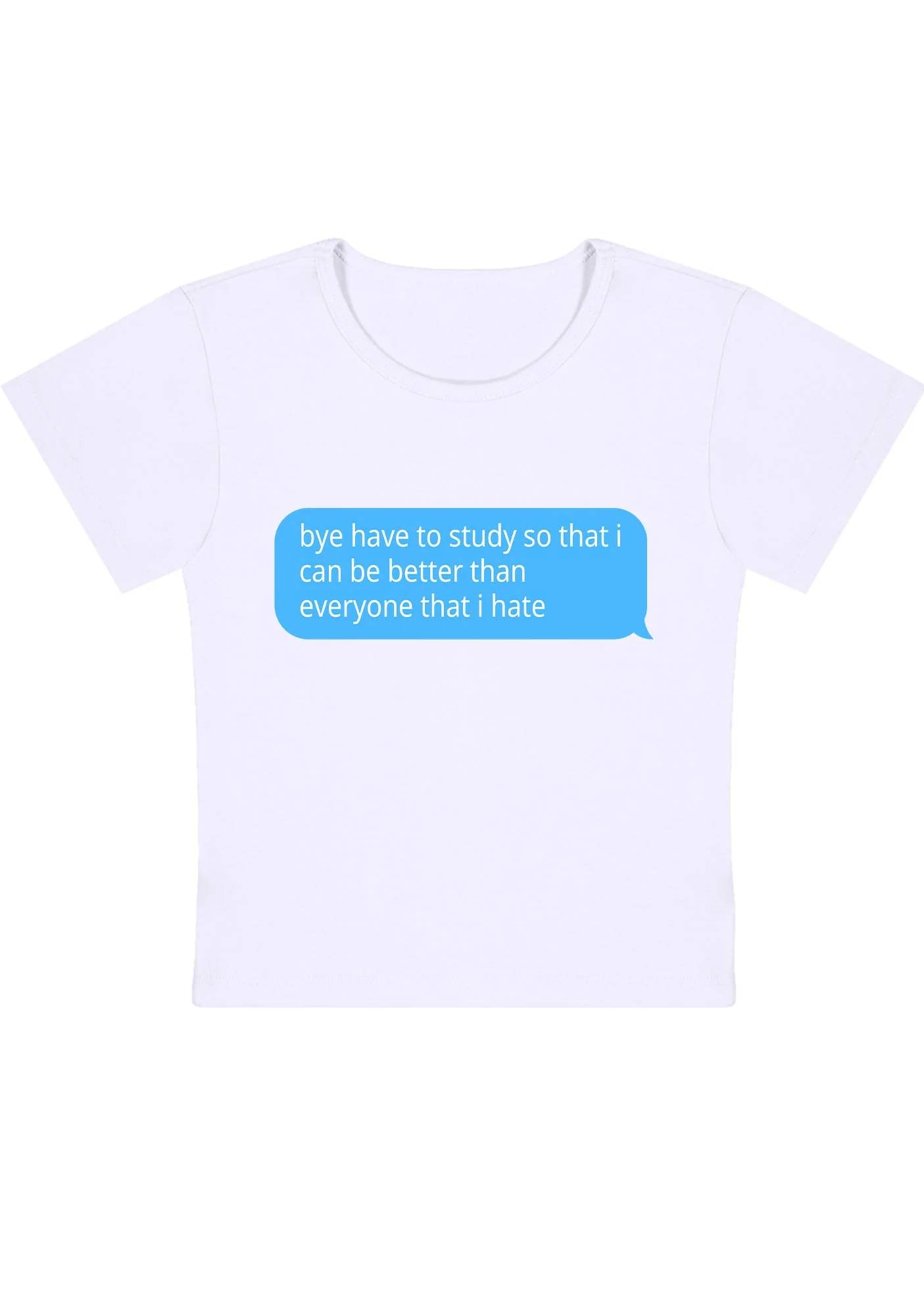 Curvy I Can Be Better Than Everyone That I Hate Baby Tee - Image 2