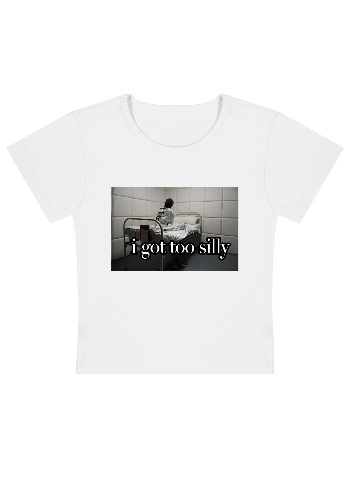 Curvy I Got Too Silly Baby Tee - Image 3
