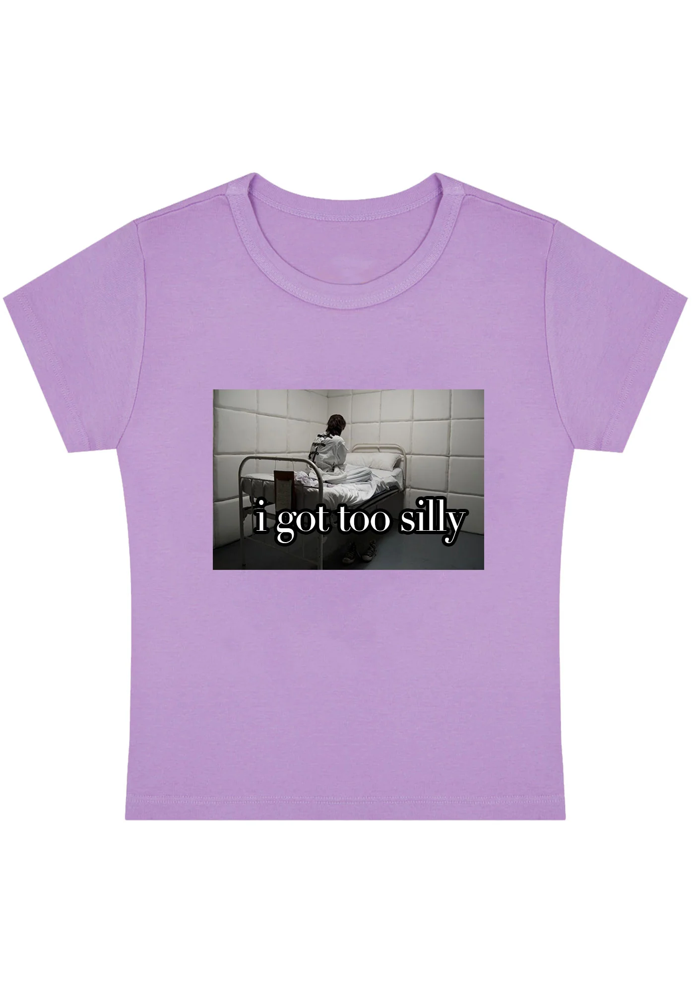 Curvy I Got Too Silly Baby Tee - Image 4