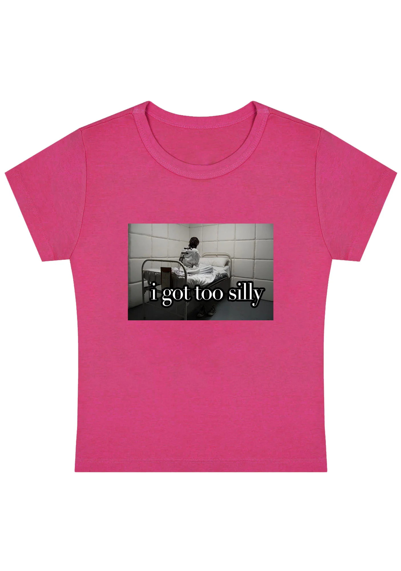 Curvy I Got Too Silly Baby Tee - Image 5