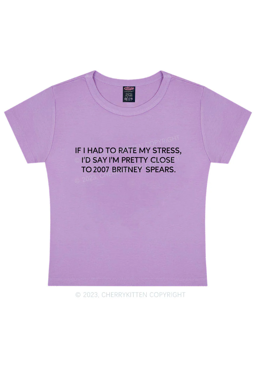 Curvy I Had To Rate My Stress Y2K Baby Tee Cherrykitten - Image 4