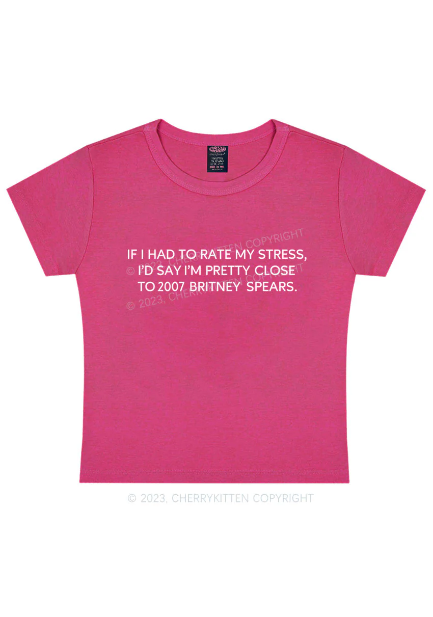 Curvy I Had To Rate My Stress Y2K Baby Tee Cherrykitten - Image 5