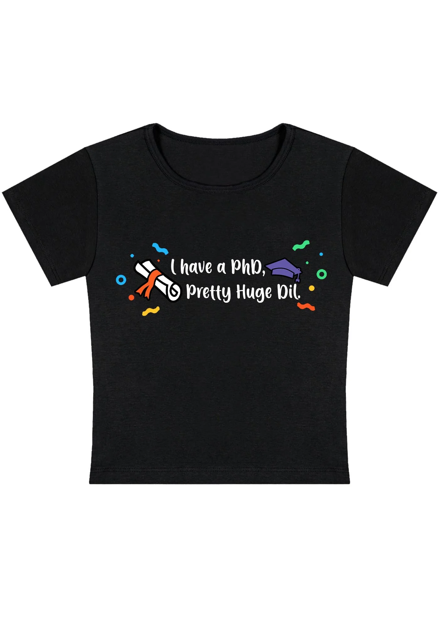 Curvy I Have A Pretty Huge Dil Baby Tee - Image 3