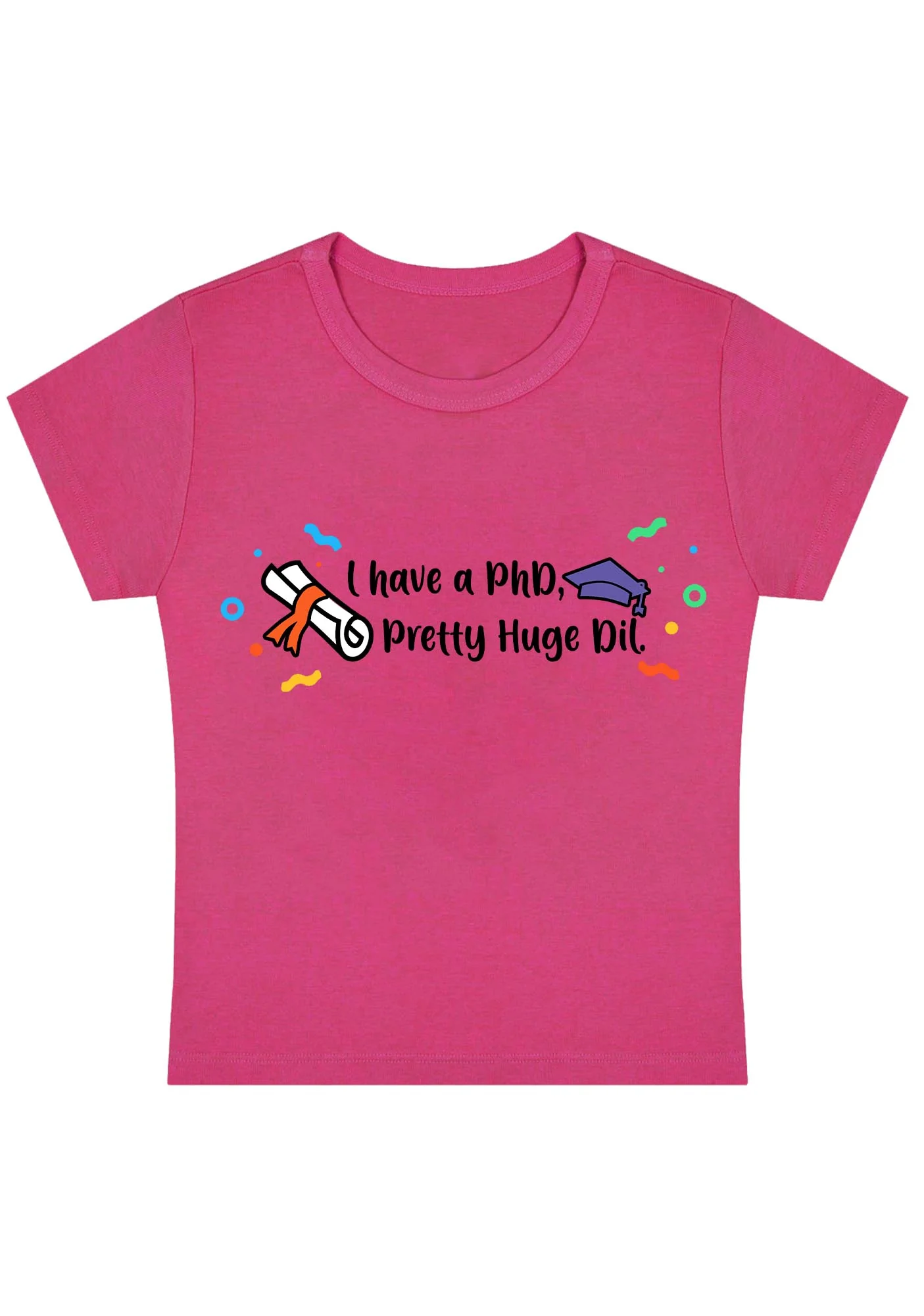 Curvy I Have A Pretty Huge Dil Baby Tee - Image 5