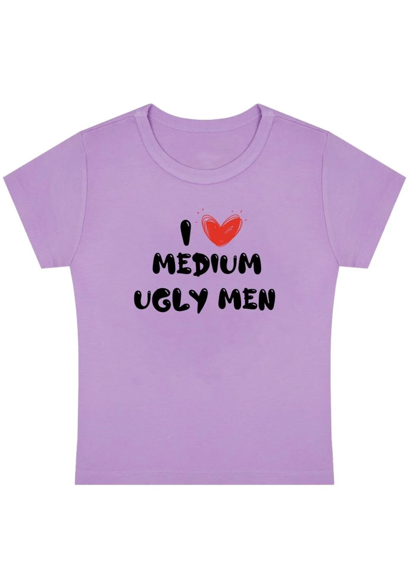 Curvy I Love Medium Baby Tee - Image 3