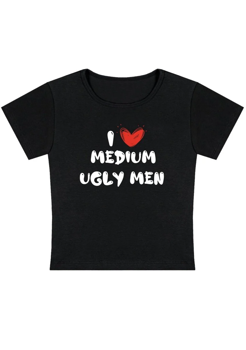Curvy I Love Medium Baby Tee - Image 4