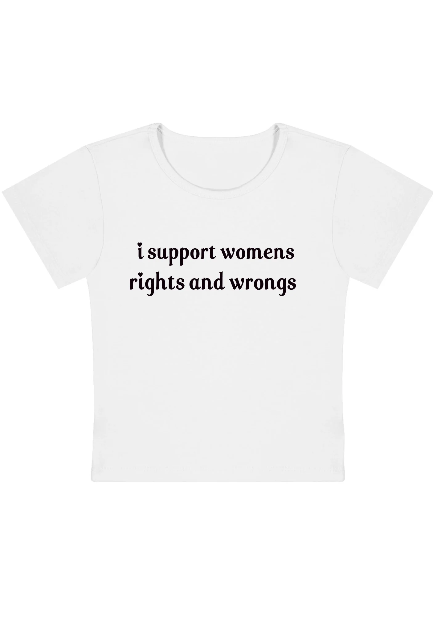 Curvy I Support Women Baby Tee - Image 2
