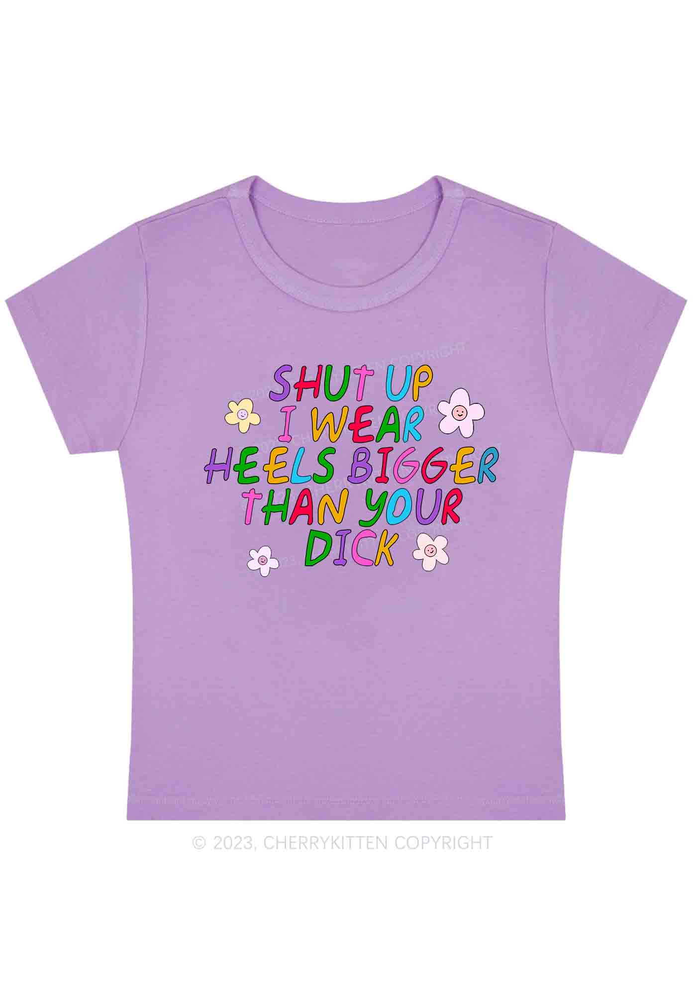 Curvy I Wear Heels Bigger Than Your Baby Tee Cherrykitten - Image 4