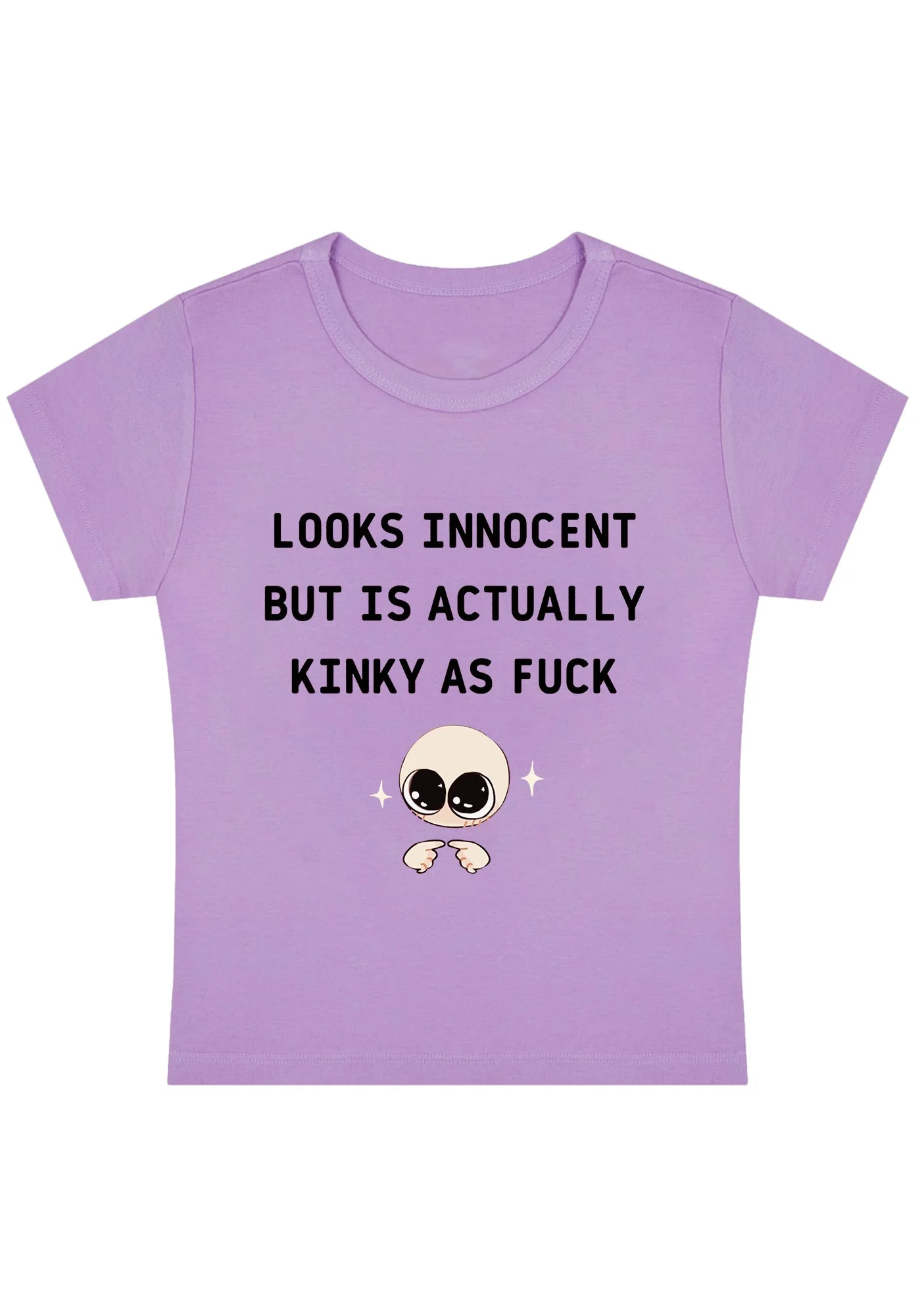 Curvy Innocent But Kinky As F Baby Tee - Image 2
