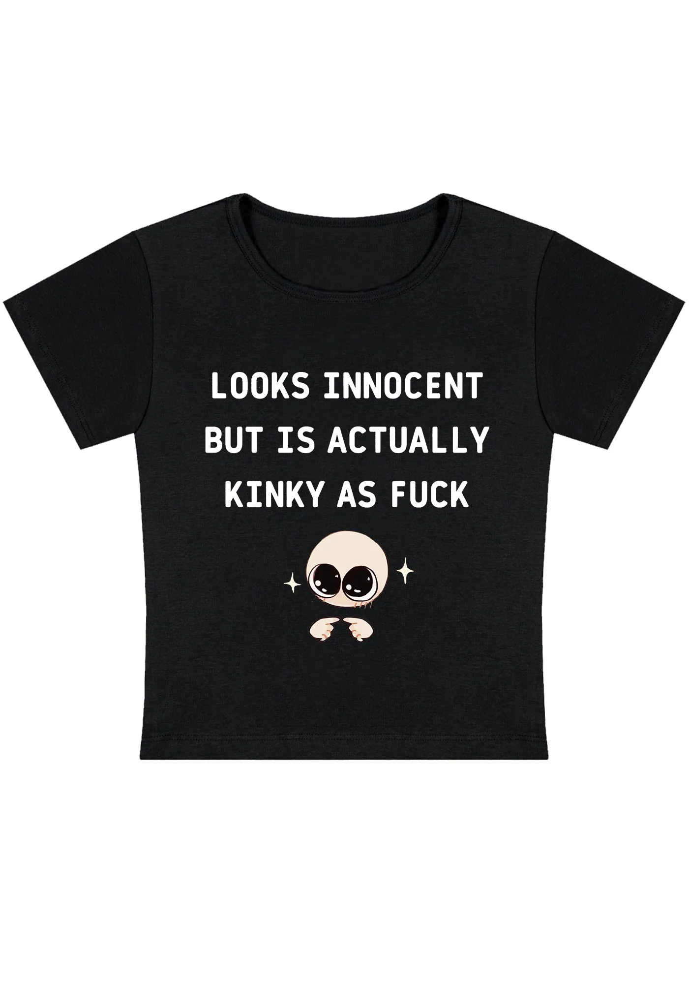 Curvy Innocent But Kinky As F Baby Tee - Image 3