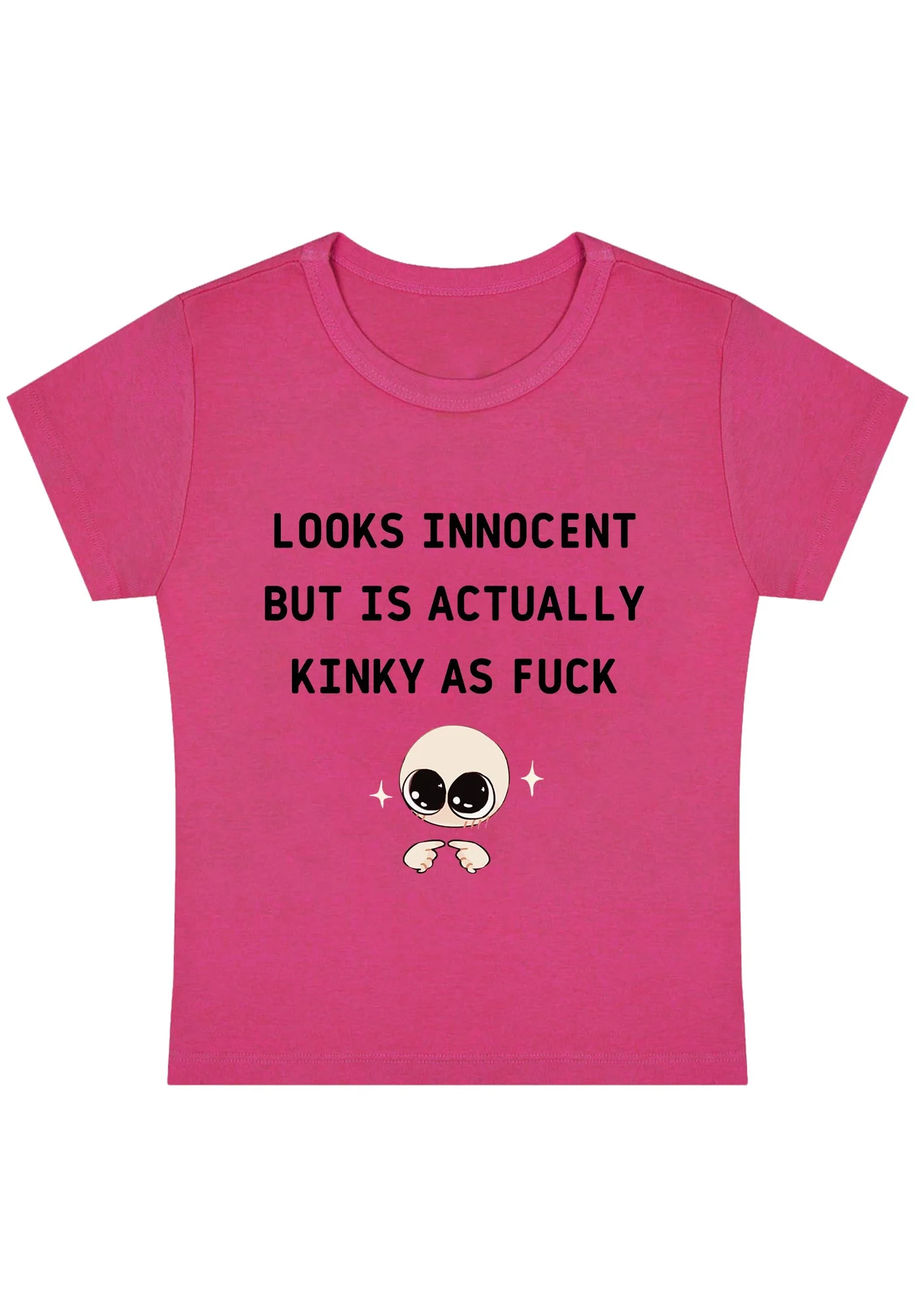 Curvy Innocent But Kinky As F Baby Tee - Image 5