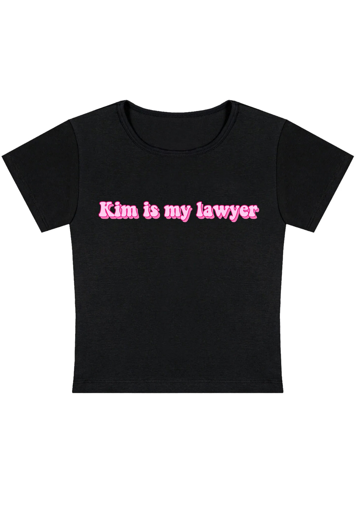 Curvy Kim Is My Lawyer Baby Tee - Image 2