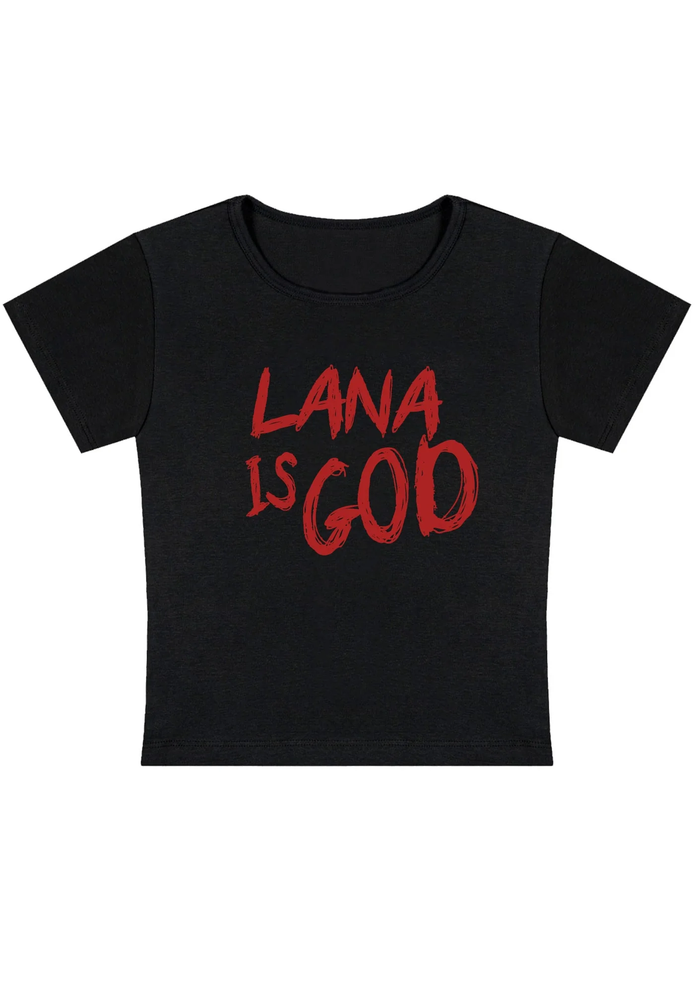 Curvy Lana Is God Baby Tee - Image 3