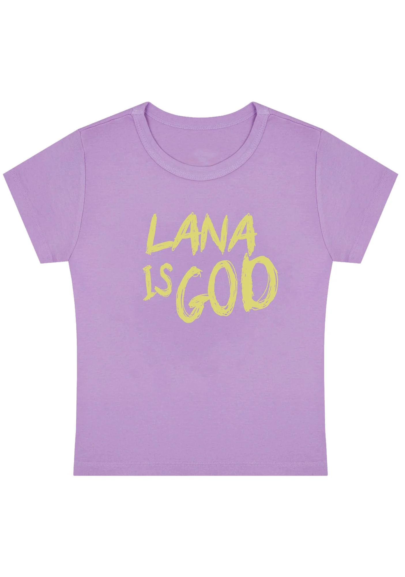 Curvy Lana Is God Baby Tee - Image 4