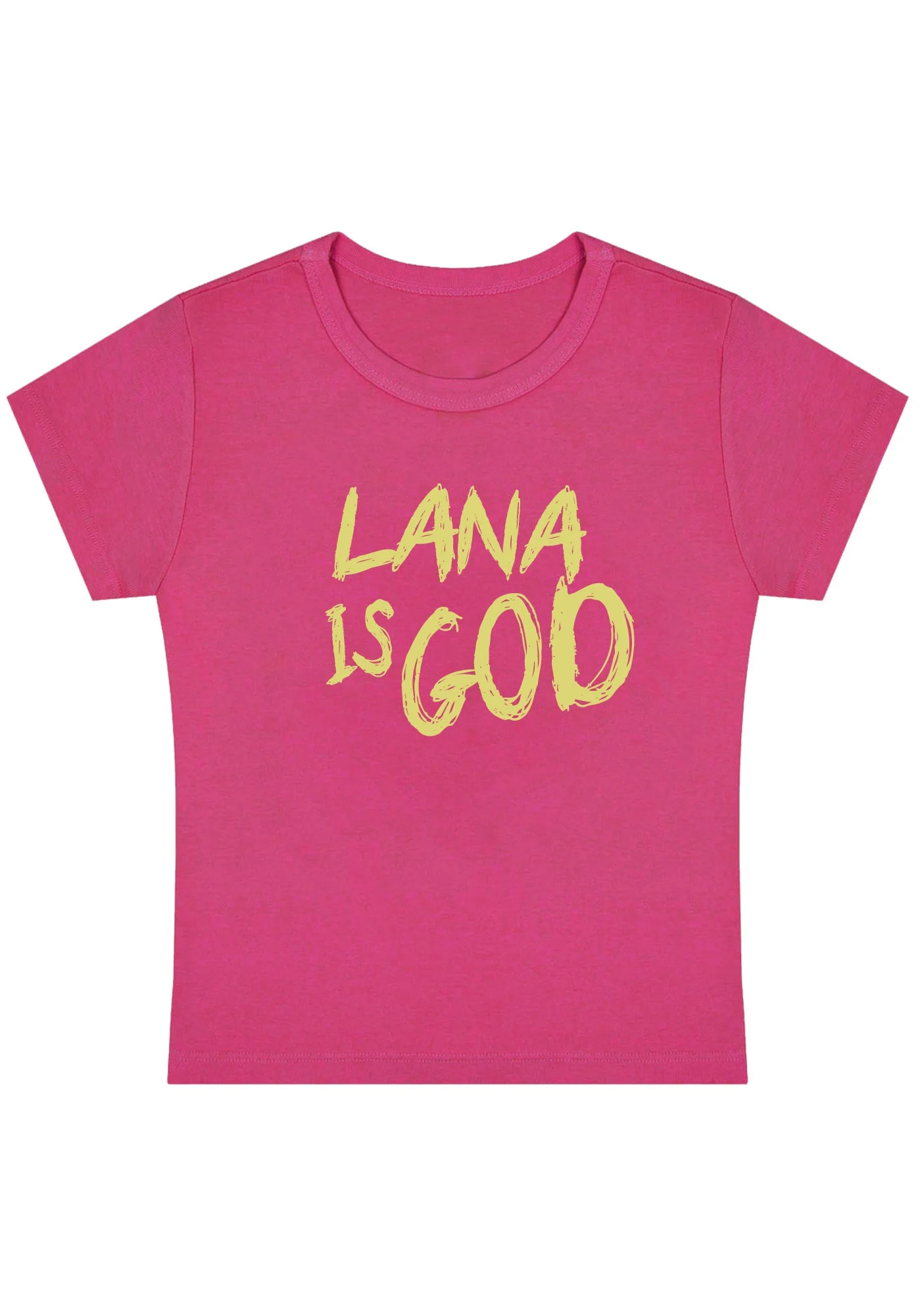 Curvy Lana Is God Baby Tee - Image 5