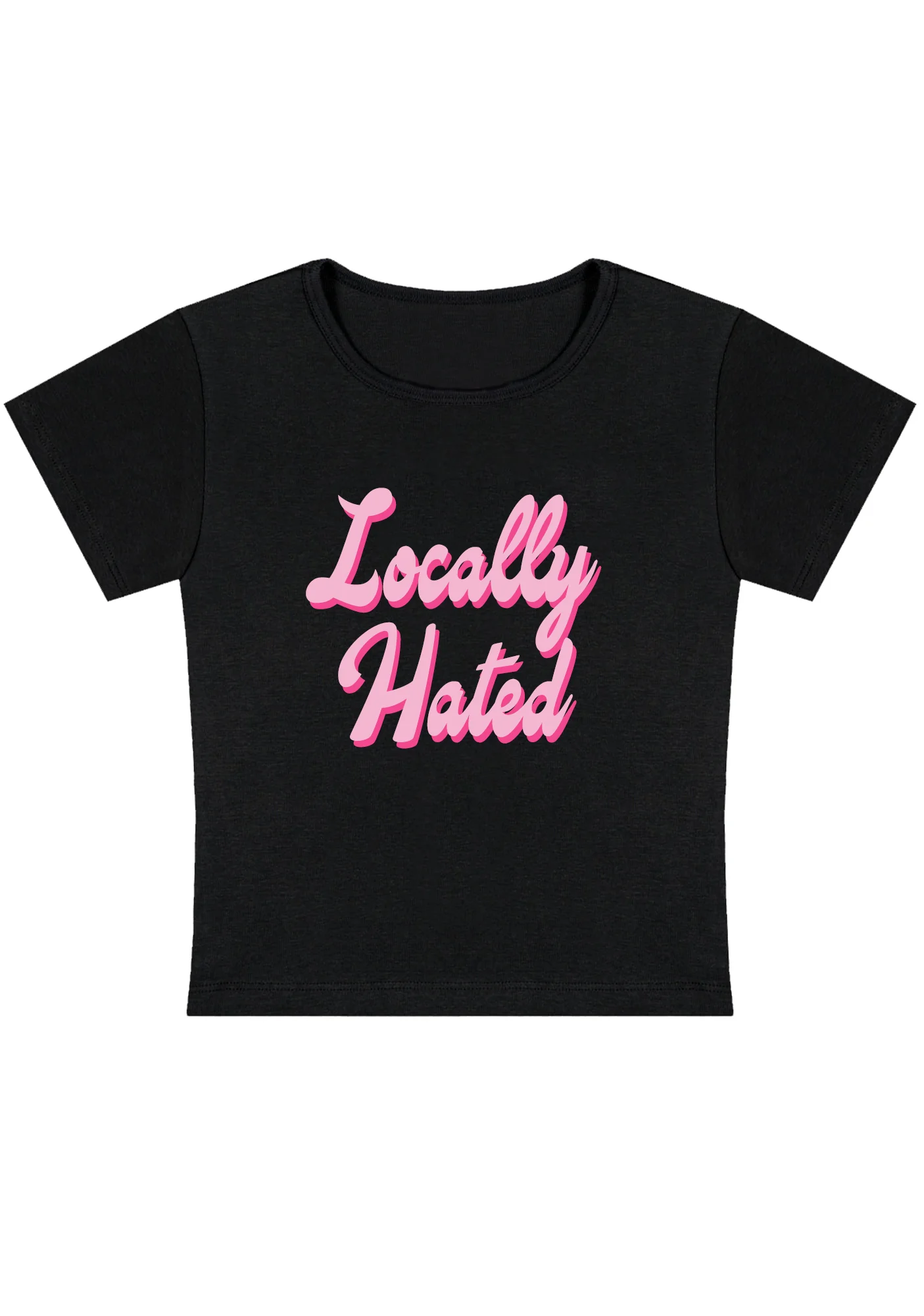 Curvy Locally Hated Baby Tee - Image 3