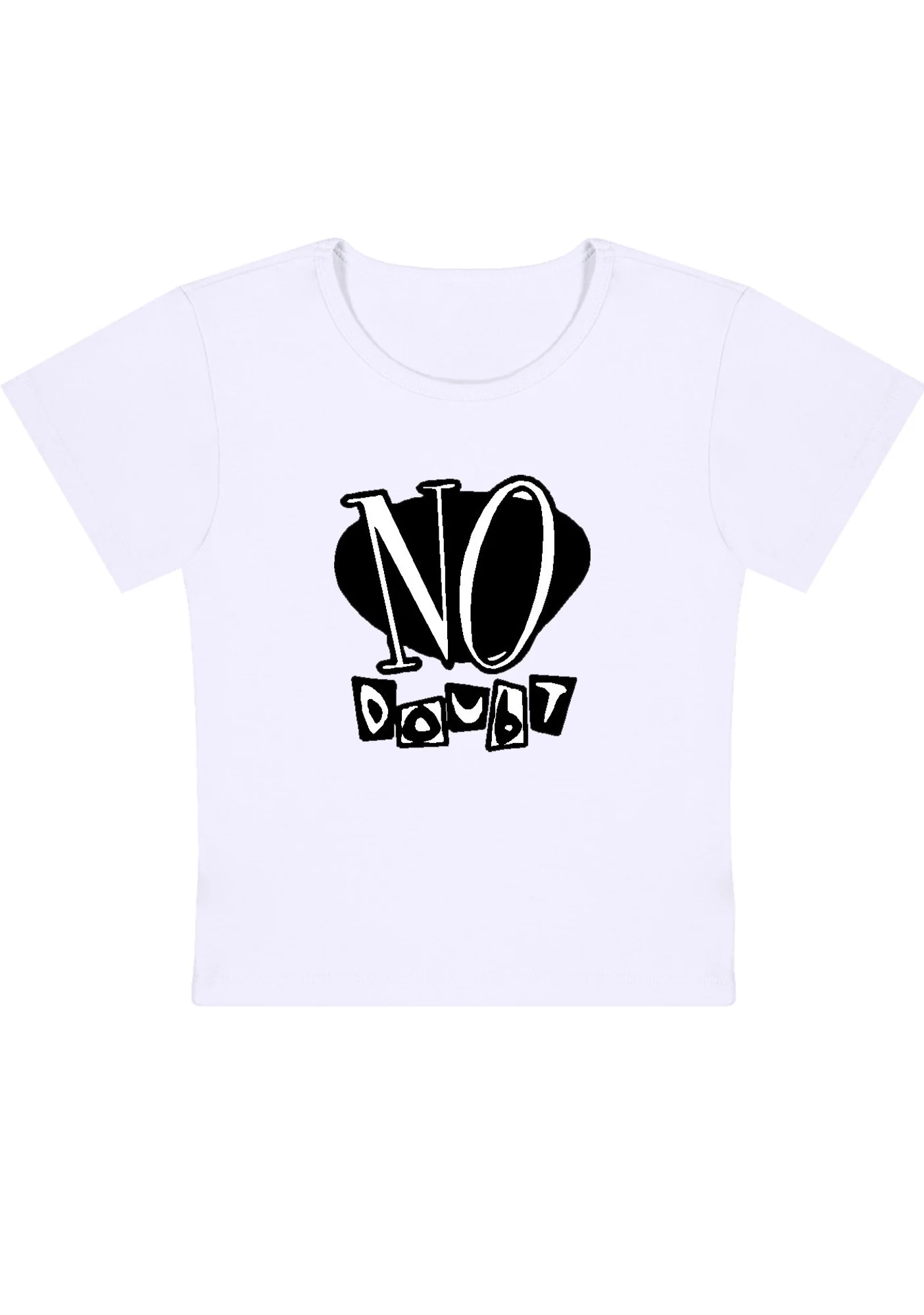 Curvy No Doubt Baby Tee - Image 2