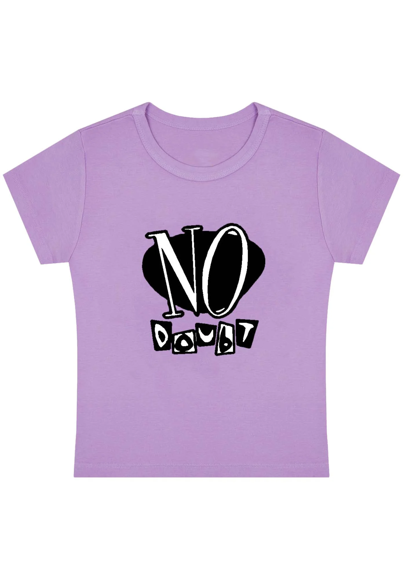 Curvy No Doubt Baby Tee - Image 3