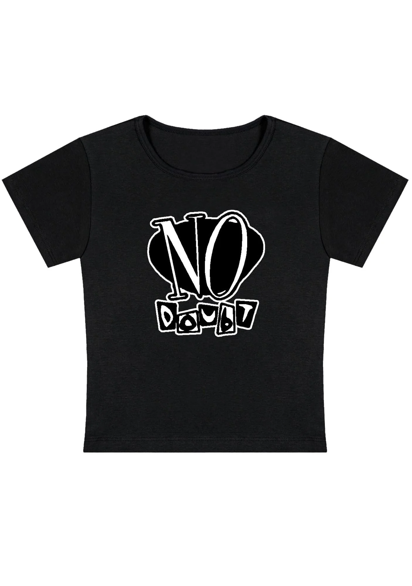 Curvy No Doubt Baby Tee - Image 4