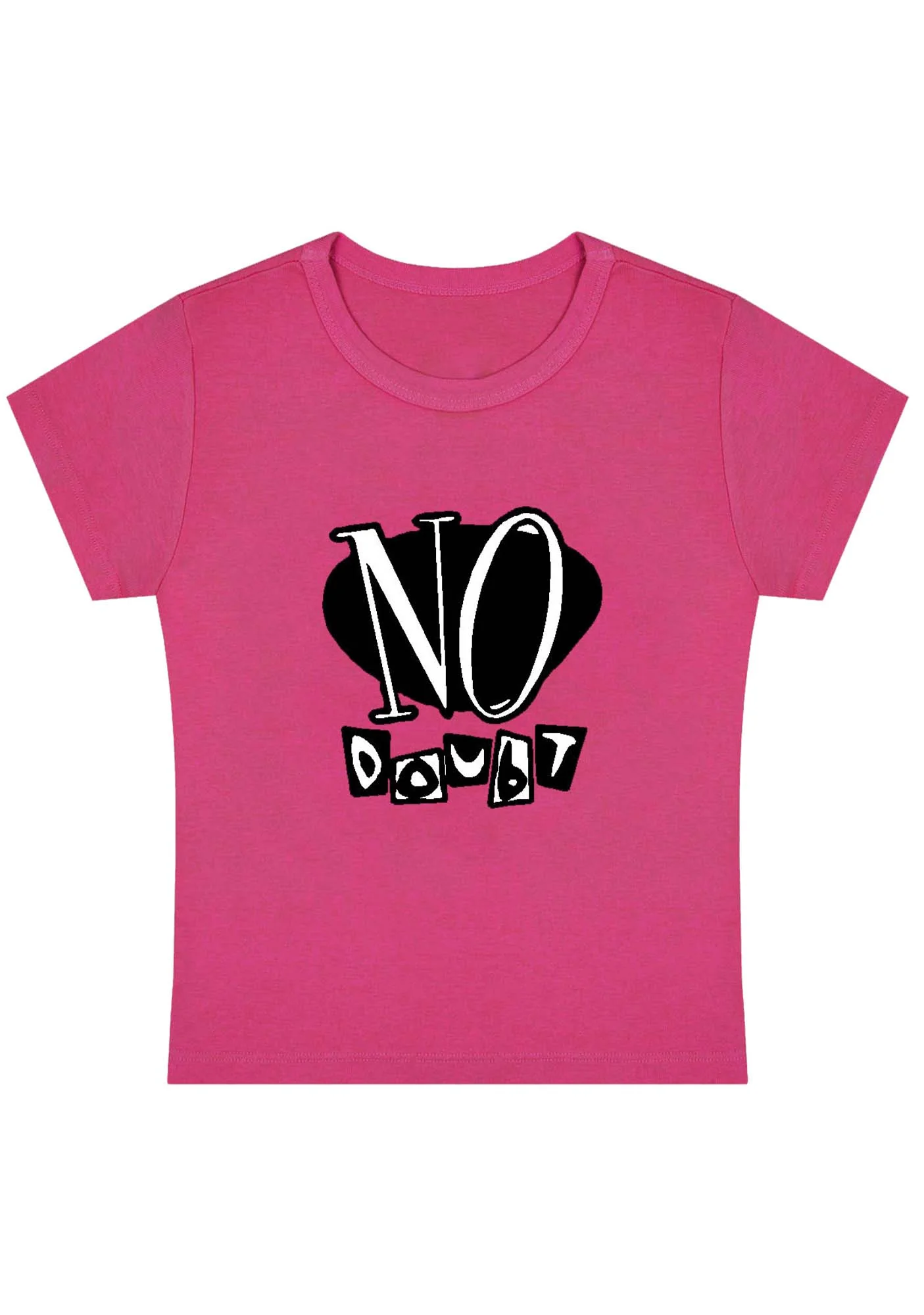 Curvy No Doubt Baby Tee - Image 5