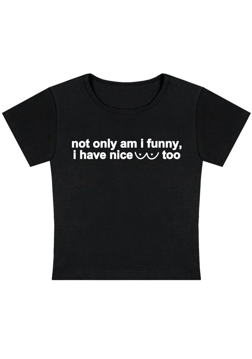 Curvy I Have Nice Dots Too Baby Tee - Image 3