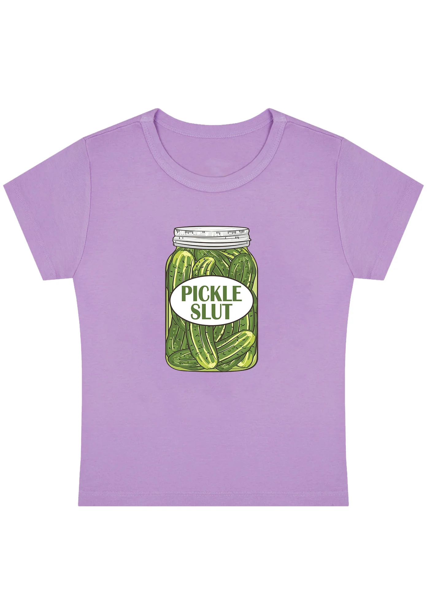 Curvy Pickle Slxt Baby Tee - Image 4