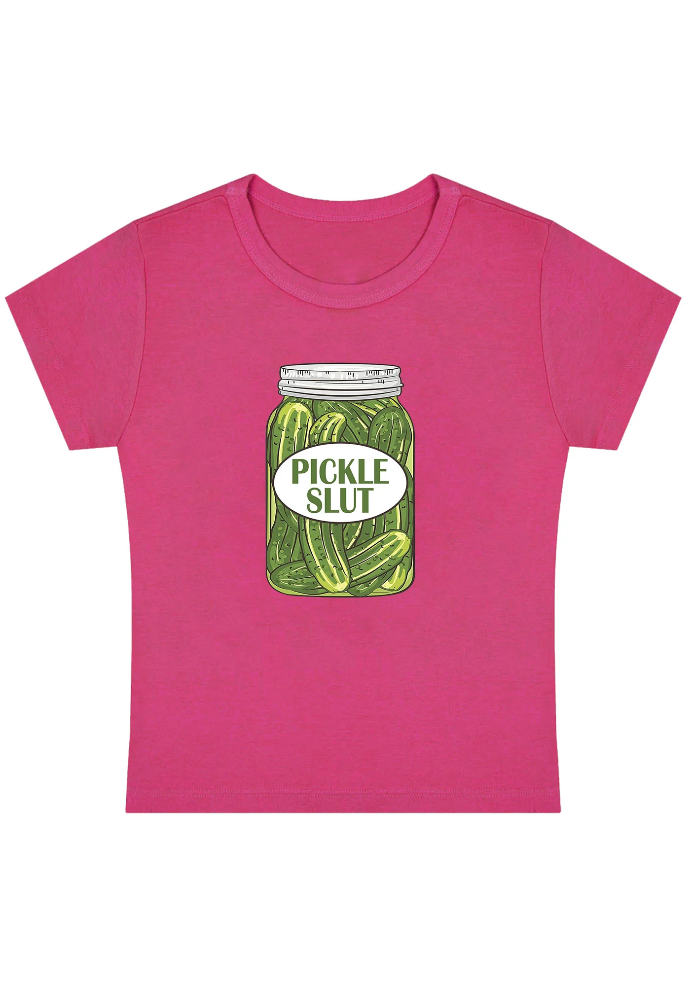 Curvy Pickle Slxt Baby Tee - Image 5