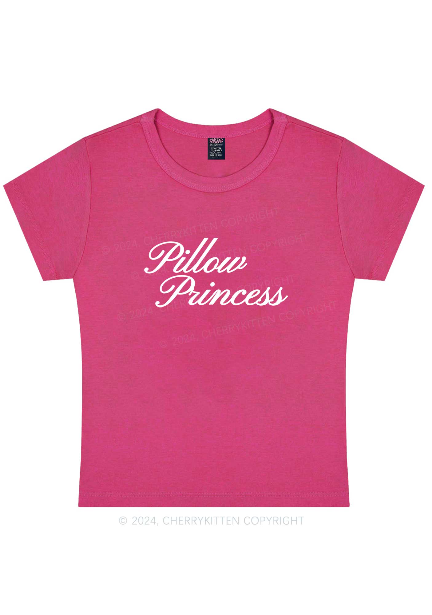 Curvy Pillow Princess Y2K Baby Tee Cherrykitten - Image 5