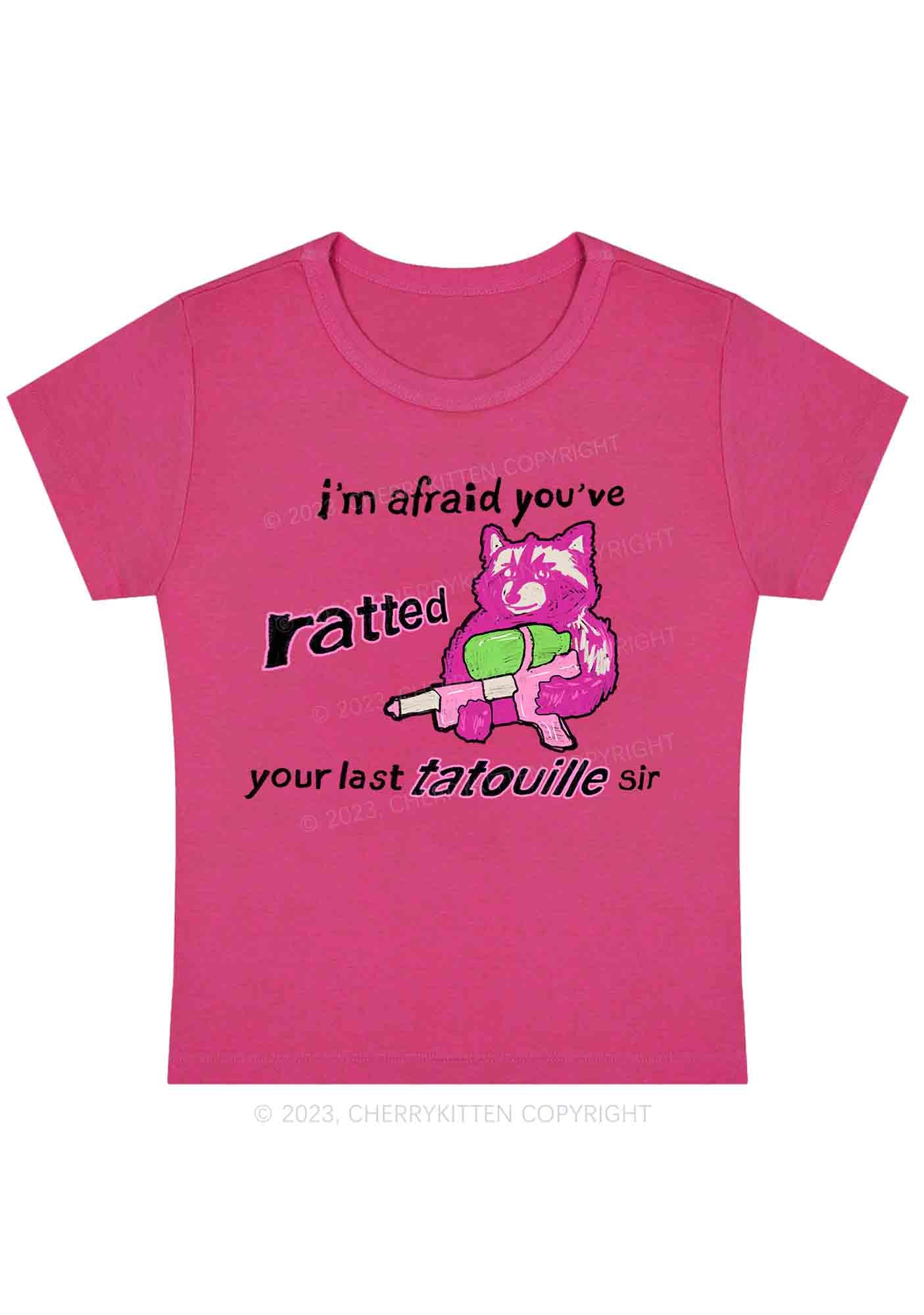Curvy Ratted Your Last Tatouille Sir Y2K Baby Tee Cherrykitten - Image 5