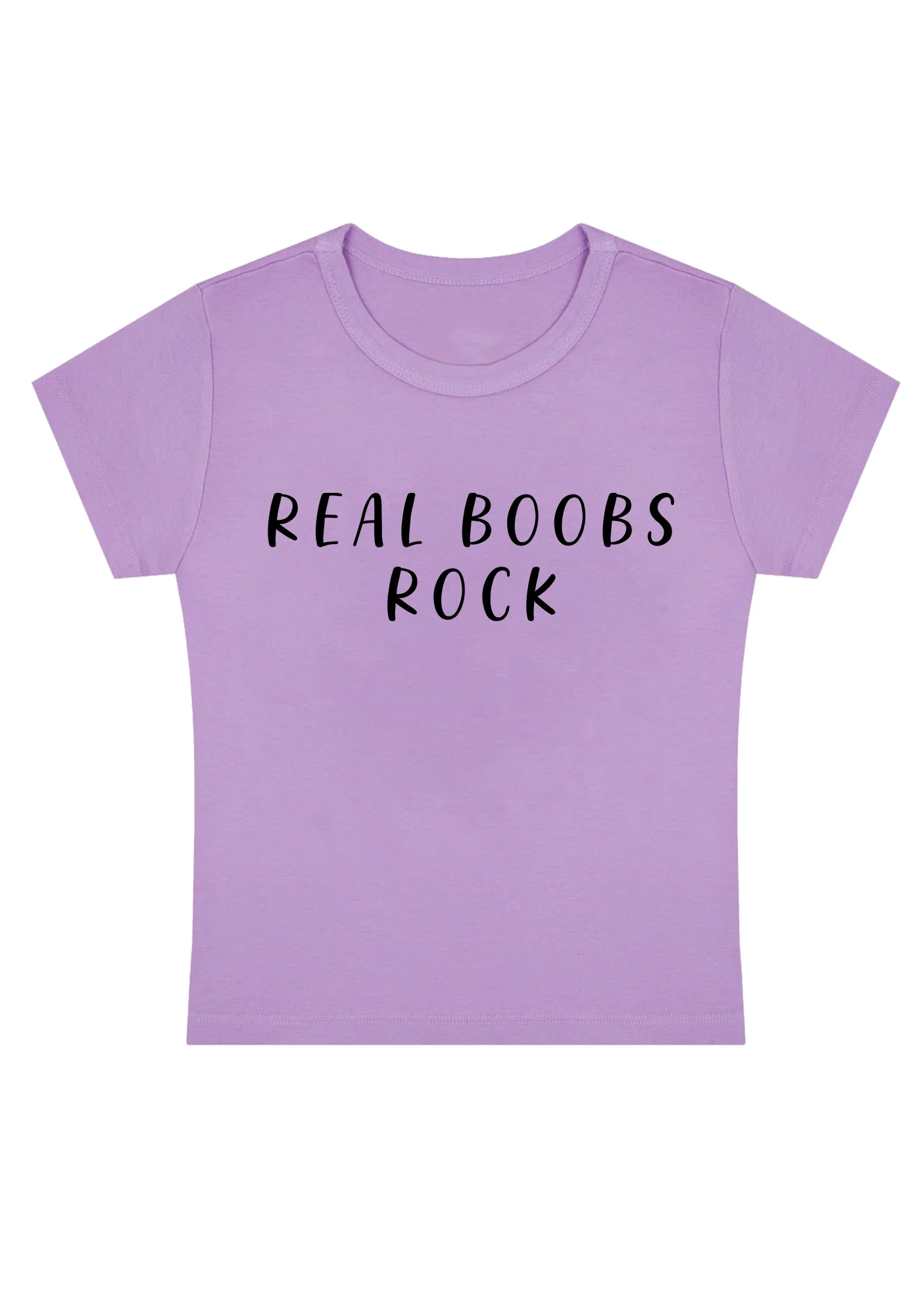 Curvy Real Bxxbs Rock Baby Tee - Image 5