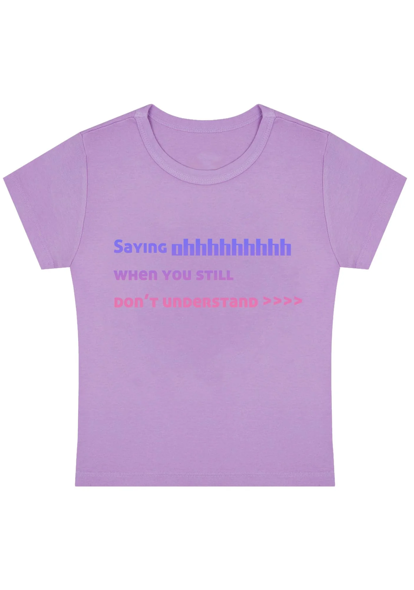 Curvy Saying Ohhh Baby Tee - Image 4