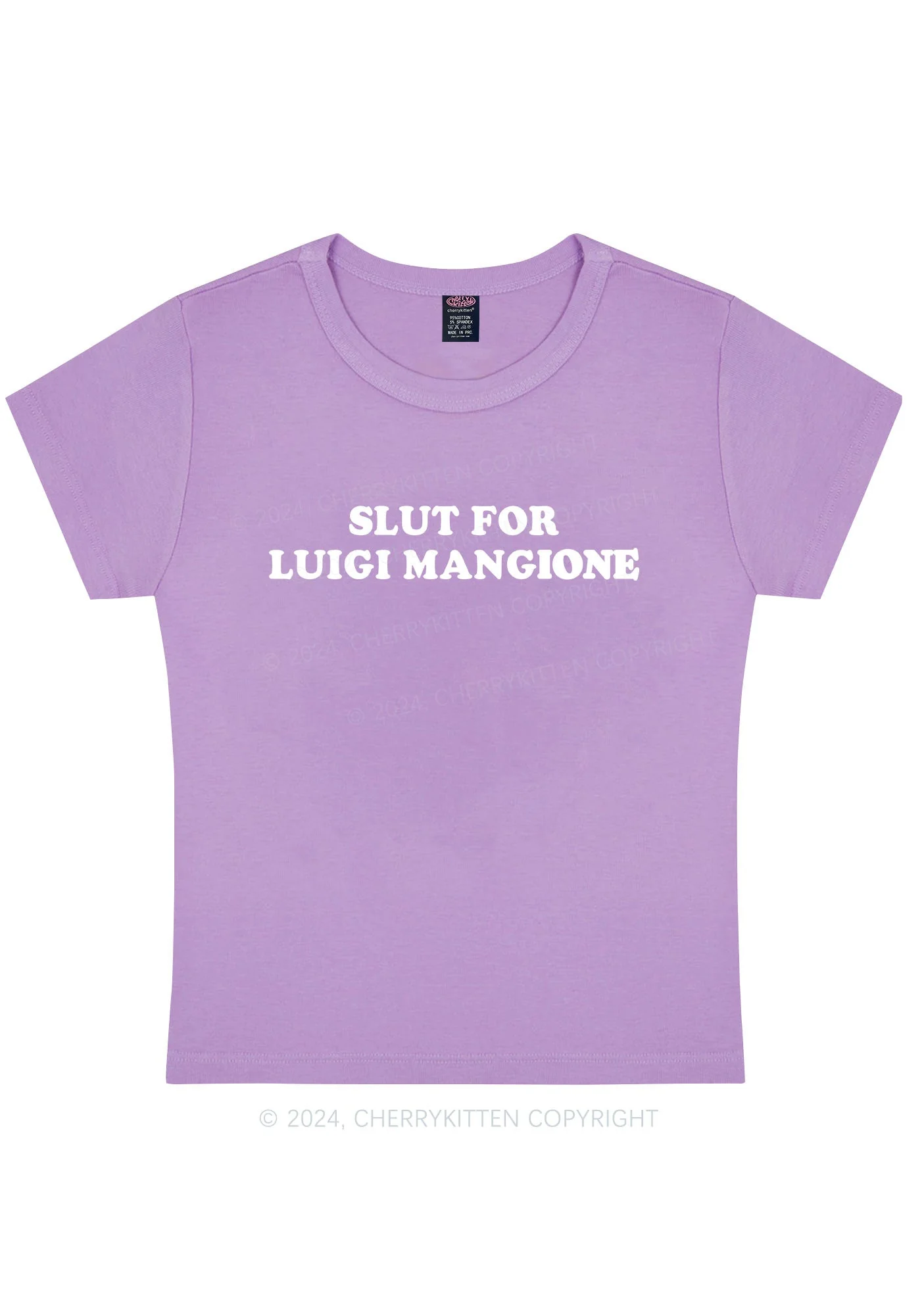 Curvy Slxt For LM Y2K Baby Tee Cherrykitten - Image 5